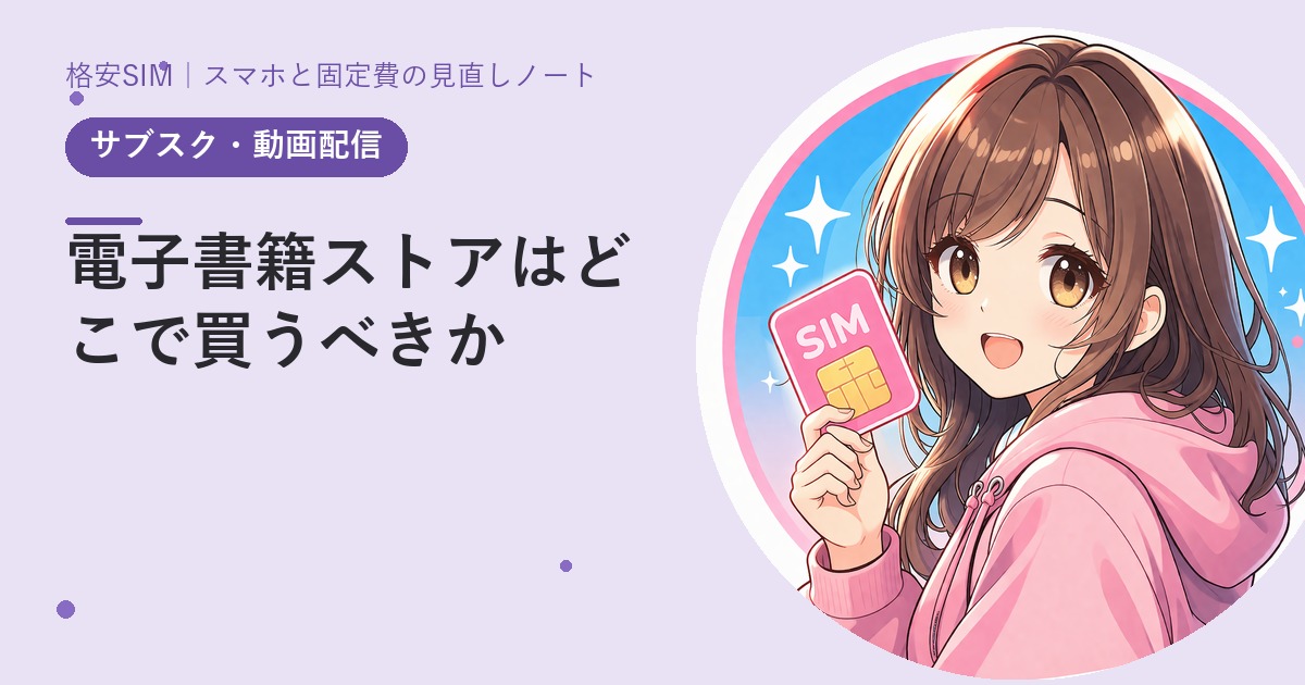 電子書籍ストアはどこで買うべきか——「本棚が分散する」問題から考える