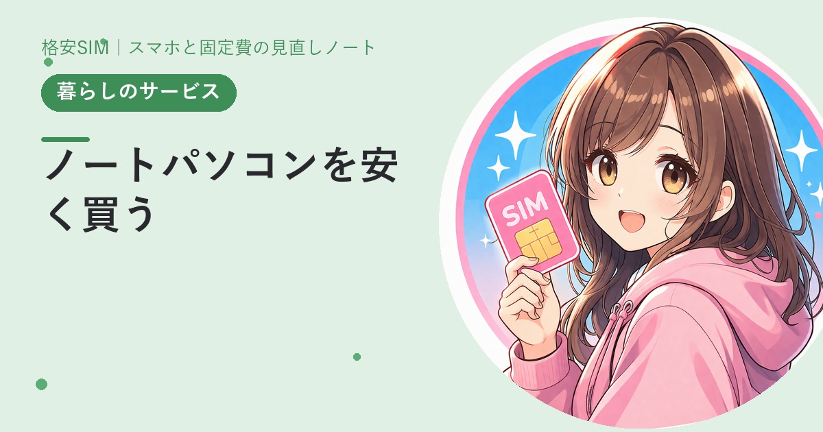 ノートパソコンを安く買う——直販サイトのセールの読み方